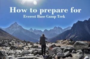 How To Prepare Everest Base Camp Trek